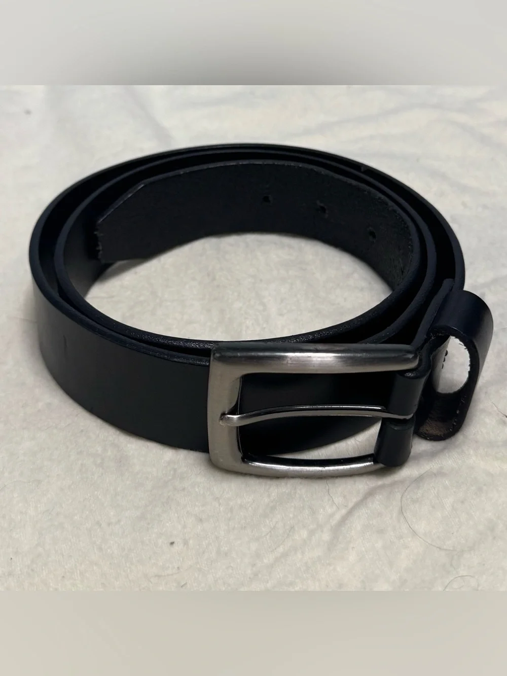 Honest by Brighton Black Leather Belt 36 with Solid Brass Buckle 61503 USA Made